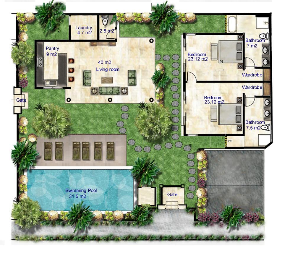 Hevea Villas Seminyak Exterior foto